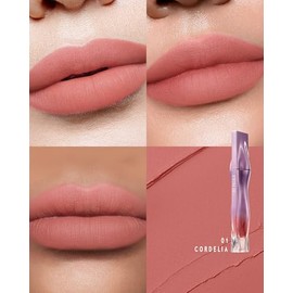 TIMEPHORIA Crema Labial Nebula Velvet, Acabado Mate Aterciopelado que No Reseca, Textura Cremosa Ligera y de Larga Duración, Alta Pigmentación, 01 Cor