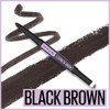 Maybelline Express Brow 2-In-1 Pencil and Powder Eyebrow Makeup, Black