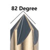 VALYRIANTOOL Cobalt Countersink Drill Bits Set(5PCS), M35 HSSCO 82 Degree