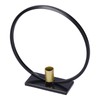 Simple Round Candle Holder Wrought Iron Home Candlestick for Dinner