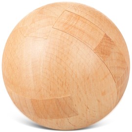 Yilloog Wooden Puzzle Games Brain Teasers Toy Magic Ball Cube Educational 3D Logic Puzzles, Brain Teaser Intellectual Removing Assembling Puzzle Gift for Party Adults(Magic Ball)