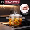 Glass Simmer Pot for Stove Top, Clear Glass Cooking Pot