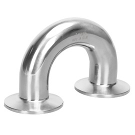 DERNORD 1" Tube OD Elbow 180 Degree Sanitary Pipe Fitting SS304 Tri Clamp 1.5 Inch