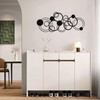 Black Abstract Wall Art, Modern Line Decor for Living Room