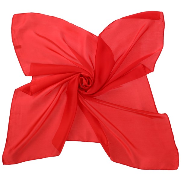Jeffdad Women's Square Scarf, Plain Bandana, Summer Scarves, Hair Scarf,