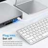 OMOTON Wired Keyboard for Mac Devices ONLY with Dual Interface,