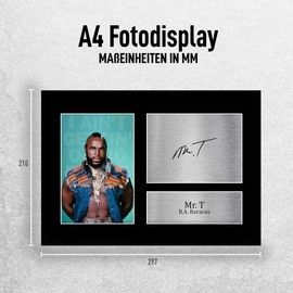 HWC Trading A4 Mr T A-Team BA Baracua Gifts Printed Signed Autograph Picture For TV Show Fans