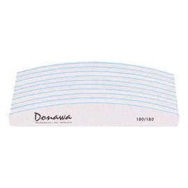 Donawa 도나와 하프문파일 180grit 10개 네일케어 손톱정리 DSHF001-180180-S10 Donawa Half Moon File 180 grit 10pcs Nail Care Nail Organizer DSHF001-180180-S10