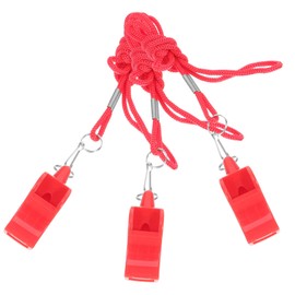 Kisangel Multipurpose Whistle Set 3pcs Car Keychain Whistle Pendant for Outdoor Activities Sports Emergency Situations