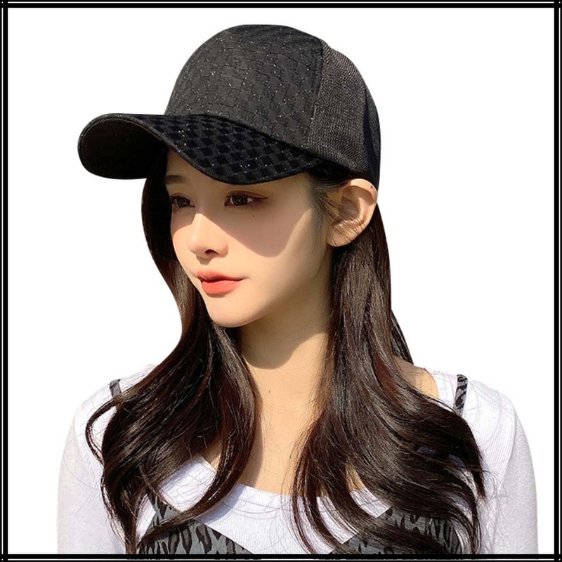 White Fang CZ062 Women's Hat, Cute, Cap, Mesh, Stylish, Cool,
