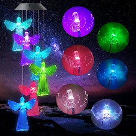 Angel Wind Chimes, Christmas Wind Chimes, Gifts Gifts for Mom Mothers Day for Mom Gifts Gifts for Women Garden Gifts Birthday Gifts Angel Gifts, Outdoor Decor Grandma Gifts Angel Decor Sympathy Gifts