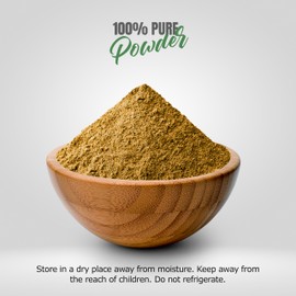 HerbsForever Bhringaraj Powder Eclipta Alba Hair Care Herb Natural Hair Conditioner Nourishes Hair Follicles Non GMO, Vegan 230 Gms