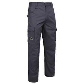 VANDISI FR Pants for Men 7.5oz Flame Resistant Pants (2112& CAT2) 100% Cotton FRC Cargo Pants with 10-PocketsDark Grey(32W-32L)