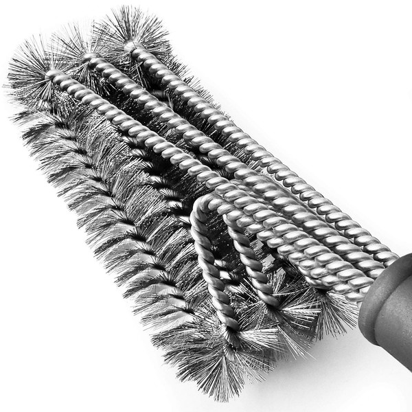 BBQ Grill Brush Stainless Steel 18" Barbecue Cleaning Brush w/Wire