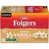 Folgers French Vanilla Flavored Coffee, 72 Keurig K-Cup Pods (Packaging
