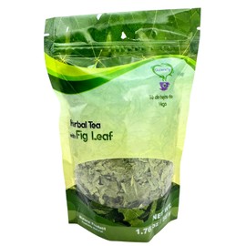 Fig Leaf Tea, Hoja de Higo, Quiere Te, 1.76 Oz (50 Grams), 1 Pack, Up to 20 Cups, Crushed Fig Leaf Tea, Loose Leaves, 100% Natural, Resealable Bag, Product From Mexico, Herbal Tea, Fig Infusion