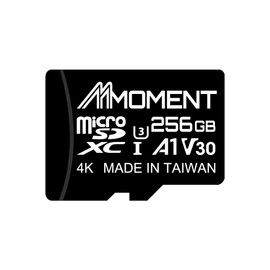 MMOMENT 256GB Micro SDXC Card, MM13 Jolly, A1, UHS-I, U3, V30, Class 10 Compatible, Read Speed Up to 100 MB/s, SWrite Speed Up to 70 MB/s, SD Adapter Included