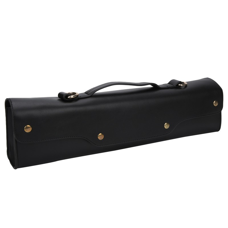 Flute Carrying Bag Hand Synthetic Leather Wind Instrument Storage Case
