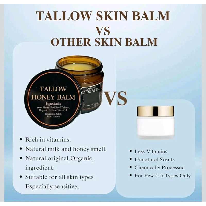 Marroomi Beef Tallow Balm with Raw Honey Exp 2029