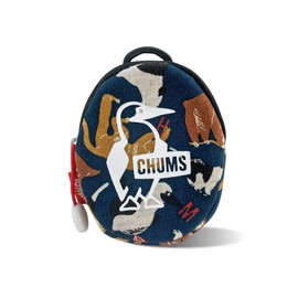 CHUMS CH60-3981 Egg Coin Case Sweat Coin Purse Key Case Key Ring Mini Wallet, Z354: Animals