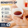 Chamomile Tea Bags 100 Count, Chamomile Flower Herbal Tea with