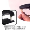 hair2heart Rebonding Set: Professional Hair Extension Kit with Heat Tongs,