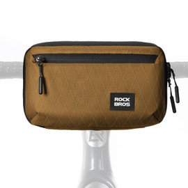 ROCKBROS Bicycle Handlebar Bag, Front Handlebar with Shoulder Strap, 2.1 L Capacity, Bicycle Bag for Folding Bike, Road Bike, MTB, Gravel Bike e Scooter