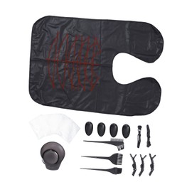 Mikinona Hair Dyeing Kit Comb Brush Set Temporary Hair Colouring for Home/salon