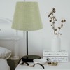 Totority Green Bedside Lamps Lampshade Taper Fabric Lampshade Simple Style