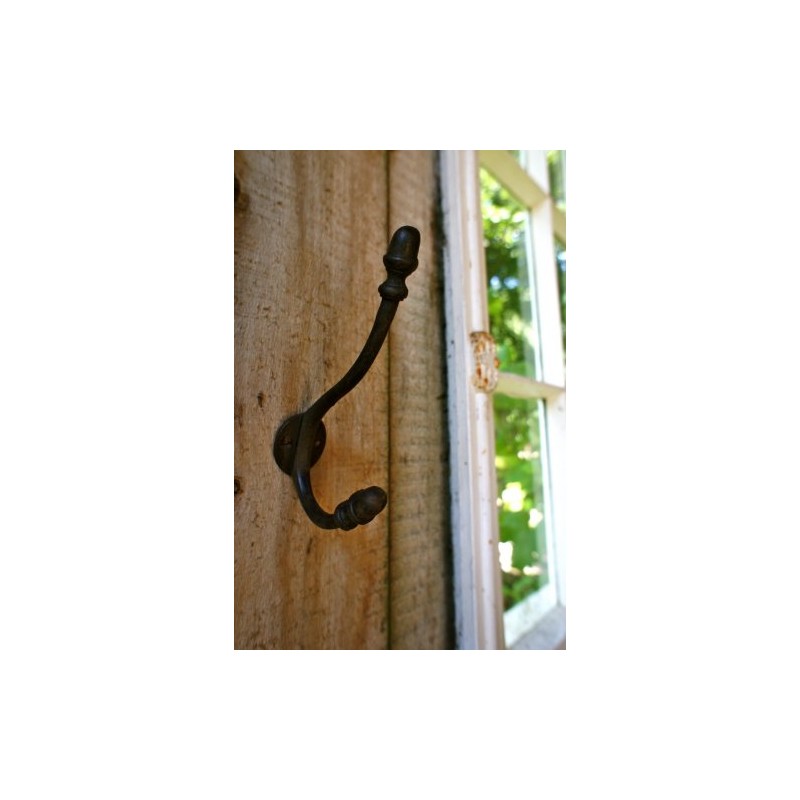 Antikas - Coat Hook for Antique Wardrobe, Hat Hook, Acorn