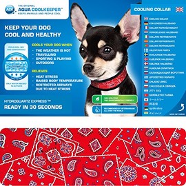 Aqua Coolkeeper cooling collar - Red Western - XS+