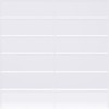 VaryPaper 10 Sheets 12''x12'' White Peel and Stick Backsplash for