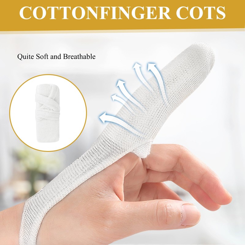 8 Pcs Fingerverband Fingerlinge Verband Finger Verband Schlauchverband Finger Bob