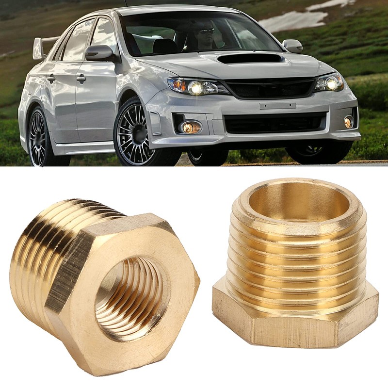 Brass Reducer, Brass Pipe Fitting 2 Pieces 1/2 NPT Male