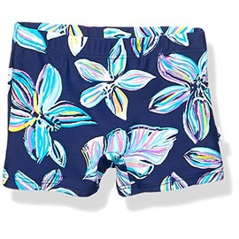 Kanu Surf Pantalón Corto de natación para niñas UPF 50+"Boy, Charlotte Azul Marino, 4