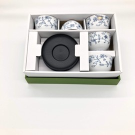 Line arabesque hot water with chaku