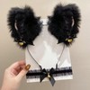 Cosplay Girl fluffy cat ear headdress accessories with collar set,