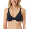 Schiesser Women's Underwired Shaped Cups Unique Micro Bra, Black_181126, 75C
