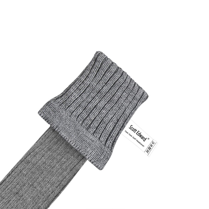 Knitted Pom Pom Golf Headwear Set for Driver Wood, Fairway