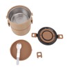 Stainless Steel Lunch Container Round Shape Lightweight Insulation Compact Lunch