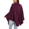 Moss Rose Womens Elegant Shawl Wraps Soft Open Front Poncho