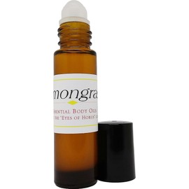 TCEShop Lemongrass Scented Body Oil Fragrance [Roll-On - Gold - 1/3 oz.] - ID#31890