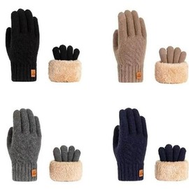 Unisex Fleece-Warm Touchscreen Gloves / 남녀공용 털 보온 기모 스마트폰 핸드폰 터치장갑