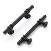 Home Expert 15 Pack 3-1/2 Inch Cabinet Handles Black Cabinet