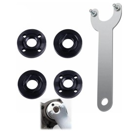 (1+2+2pk) 193465-4 Grinder Flange Angle Wrench Spanner Metal Lock Nut Replaces 4.5" 5" 5/8-11 Fits For Makita Dewalt Bosch Black & Decker Ryobi