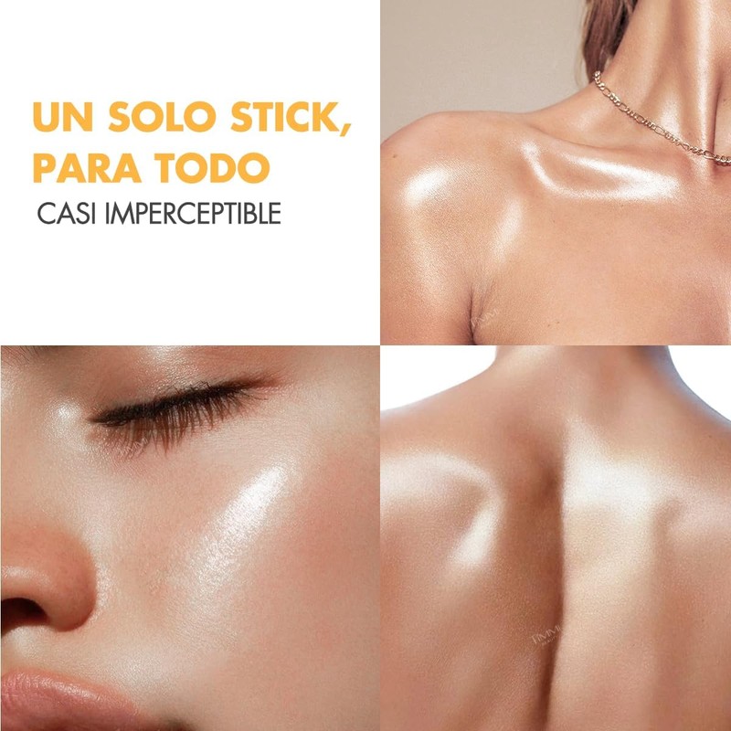 Iluminador Corporal en Barra con Aroma Tropical 10g Sun-Kissed Glow