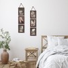 QUTREY 4x6 Collage Picture Frames, 6 Openings Vertical Hanging Photo