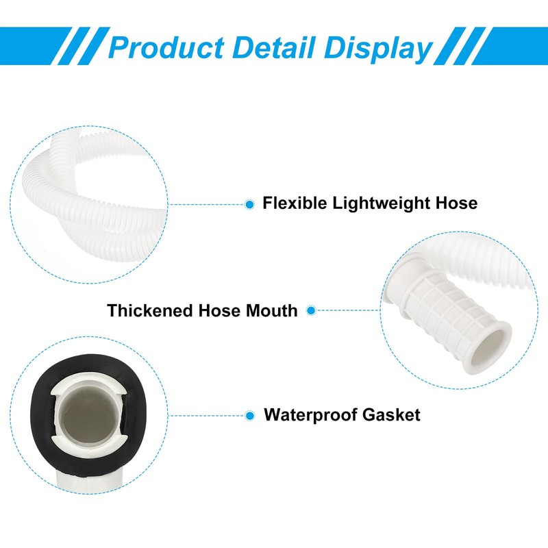 PATIKIL 3.3ft Air Conditioner Drain Kit, Universal AC Drain Hose