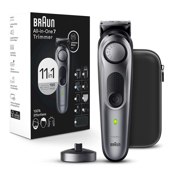 Braun All-in-One Style Kit Series 7 7420, 11-in-1 Trimmer for
