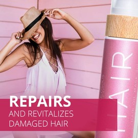 COCOSOLIS HAIR Oil Mask 3in1 Repairs Damaged Hair Silky ans Soft Hair Stimulates Fast Hair Growth Prevents Breaking, Split Ends and Tangles Protects from Sun-Damage